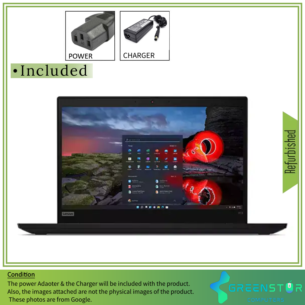 Refurbished(Good) - Lenovo ThinkPad X13 Gen 1 13.3" 1920x1080 FHD IPS Laptop | Intel Core i7-10610U | 16GB RAM | 512GB SSD | WIN 11