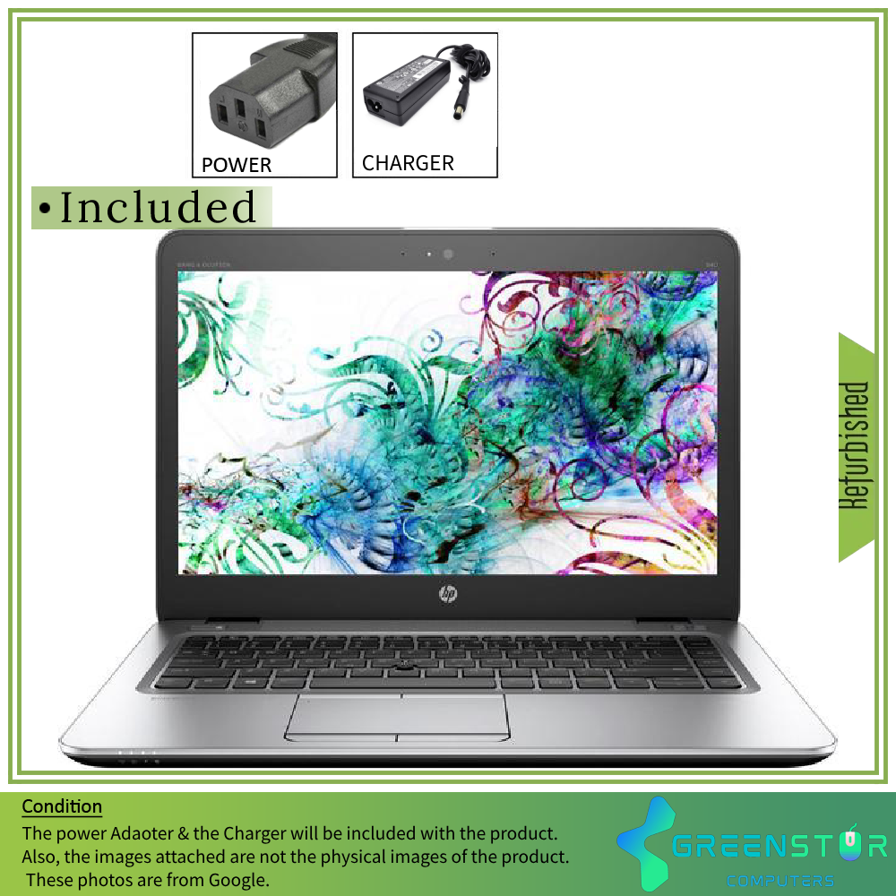 Refurbished(Good) - HP EliteBook 840 G3 14" 1920x1080 FHD LED Backlight IPS Laptop | Intel Core i5-6th Gen 6300U | 8GB RAM | 256GB SSD | Windows 10 Pro
