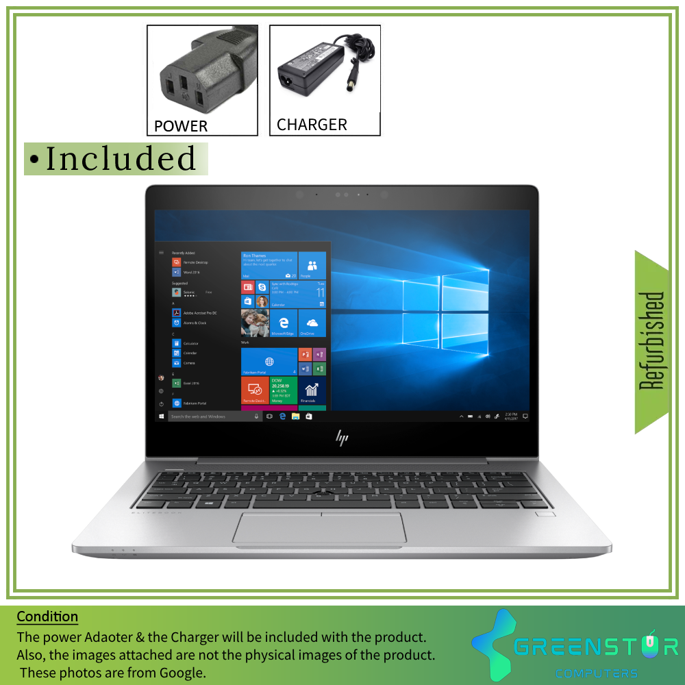 Refurbished(Good) - HP EliteBook Touch Screen 830 G5 13.3'' 1920x1080 Full HD LED Backlight IPS Notebook | i5 8250U | 8GB RAM | 256GB SSD | Win11PRO