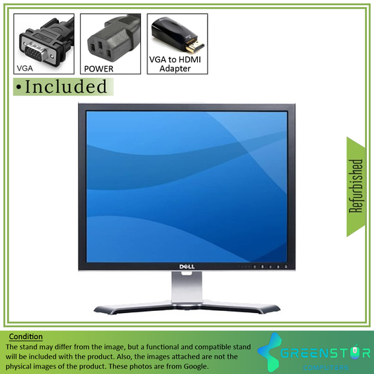 Refurbished(Good) - Dell UltraSharp 2007FP 20" Square 1600x1200 HD+ LCD TN Flat Panel Monitor | VGA, DVI