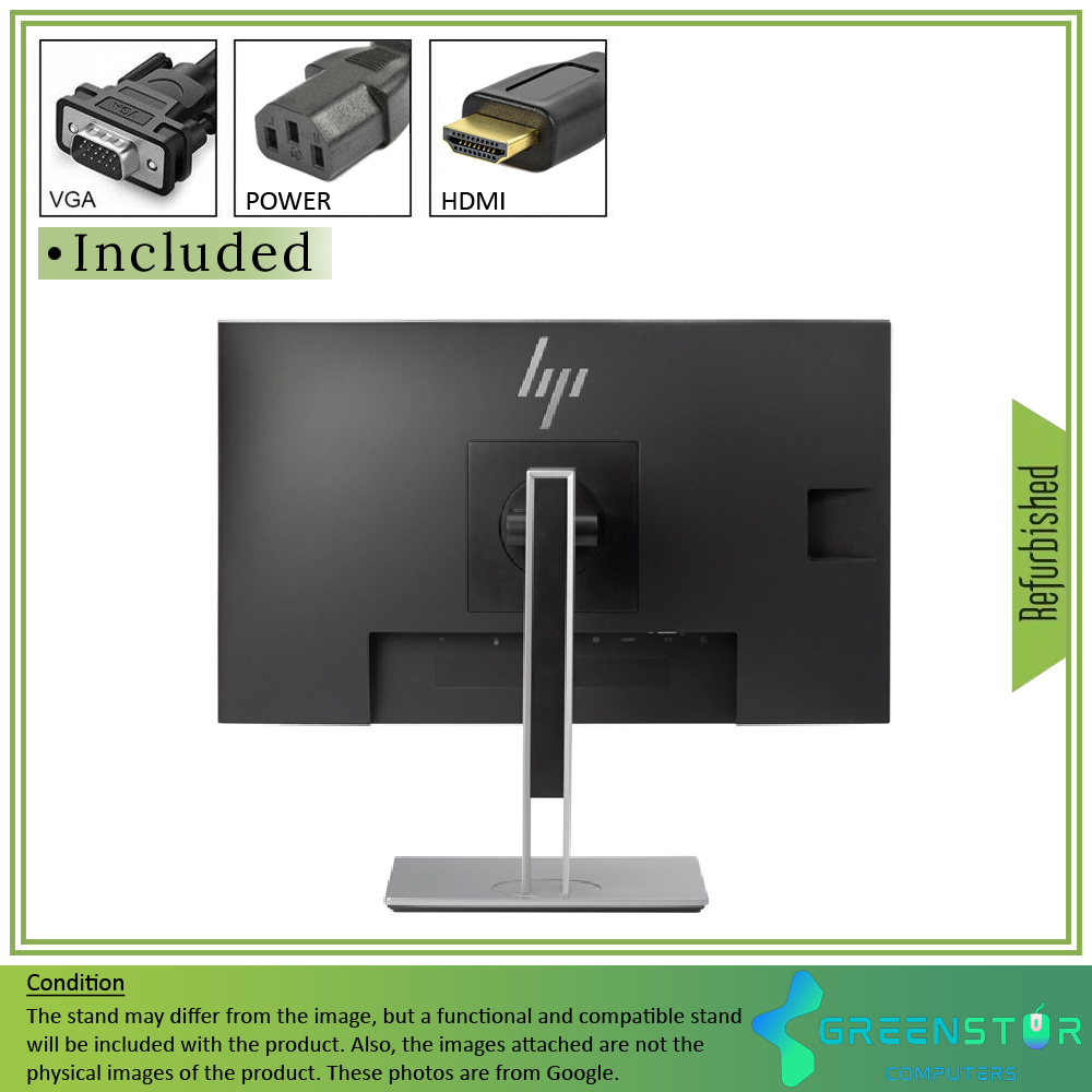 Refurbished(Good) - HP Elite Display E233 23-Inch 1920x1080 Full HD Backlit LED IPS Monitor