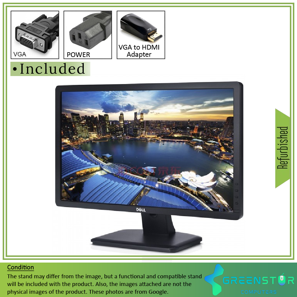 Refurbished(Good) - Dell E-Series E2313H 23" Widescreen 1920x1080 FHD LED Backlight LCD  Flat Panel Monitor: VGA, DVI