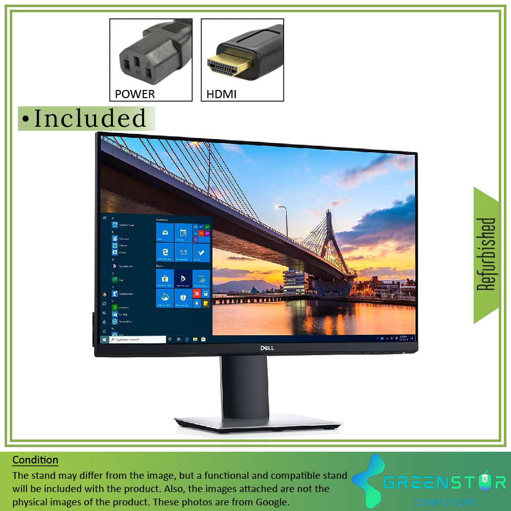 Refurbished(Good) - Dell Professional P2419HC 24" Widescreen 1920 x 1080 FHD LED backlight IPS Monitor | DisplayPort, HDMI Standard, USB
