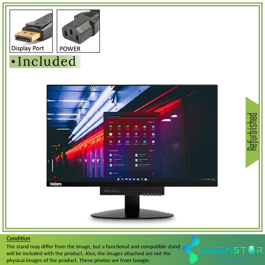 Refurbished(Good) - Lenovo ThinkCentre TIO22Gen3 21.5" Widescreen 1920x1080 FHD LED Backlit LCD IPS Monitor
