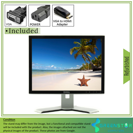 Refurbished(Good) - Dell UltraSharp 1708FP 17" square 1280x1024 HD+ LCD TN Flat Panel Monitor | VGA , DVI