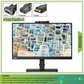 Refurbished(Good) - Lenovo ThinkVision T22v-10 21.5" Widescreen 1920x1080 FHD LED Backlight LCD IPS VOIP Monitor