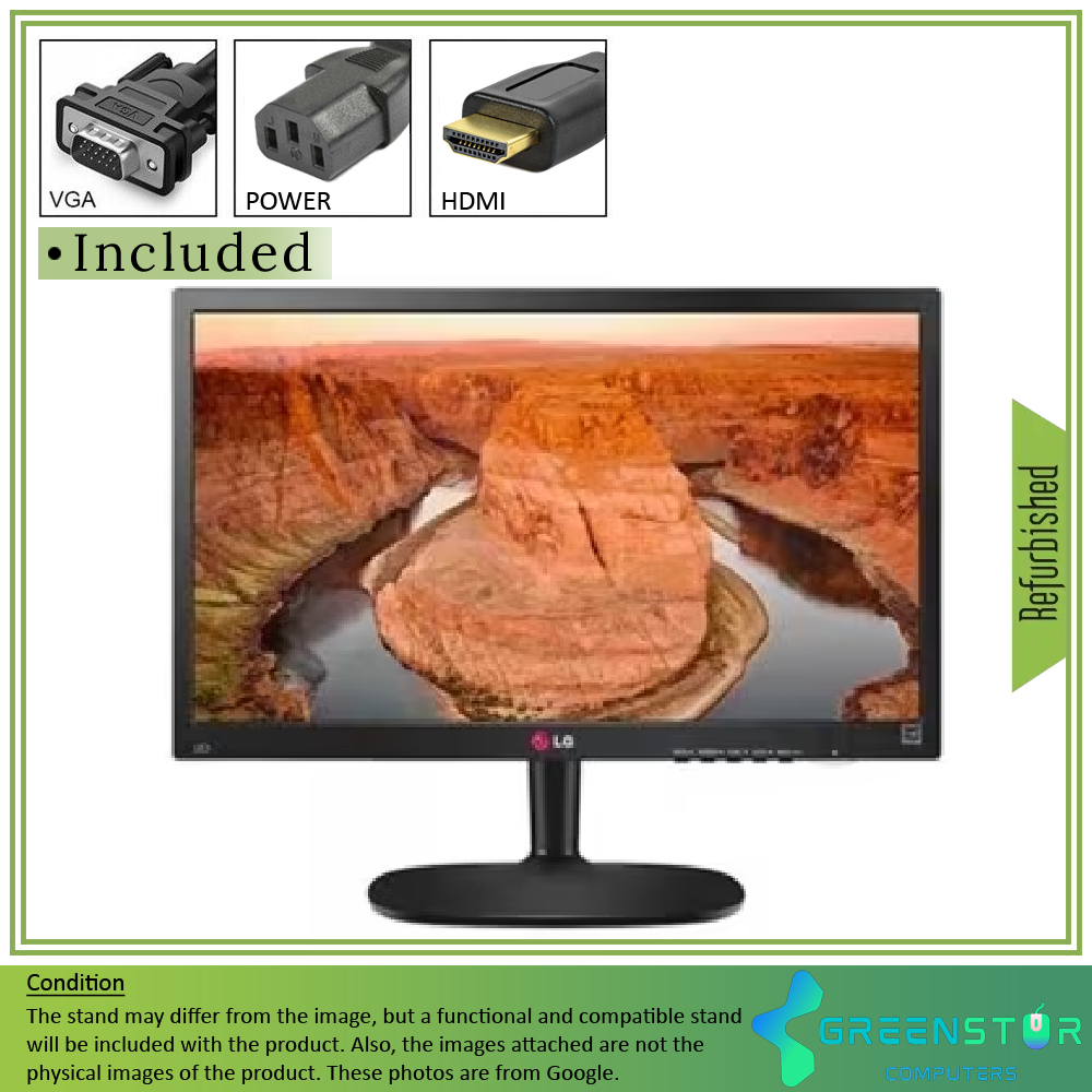 Refurbished(Good) - LG 24M35H-B 24" Widescreen 1920x1080 FHD LED Backlit LCD Monitor