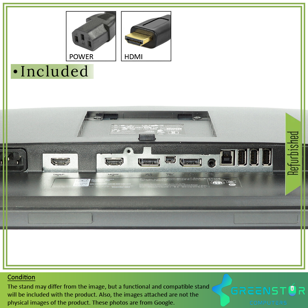 Refurbished(Good) - Dell UltraSharp U2415B 24"Widescreen 1920x1200 FHD LED Backlight LCD IPS Monitor | DisplayPort, HDMI Standard