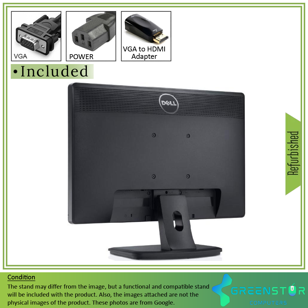 Refurbished(Good) - Dell E-Series E2313H 23" Widescreen 1920x1080 FHD LED Backlight LCD  Flat Panel Monitor: VGA, DVI