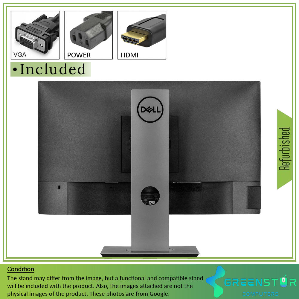 Refurbished(Good) - Dell Professional P2219H 22″ Widescreen 1920x1080 FHD LED Backlight Ultrathin Bezel LCD IPS Monitor | VGA, HDMI, DisplayPort