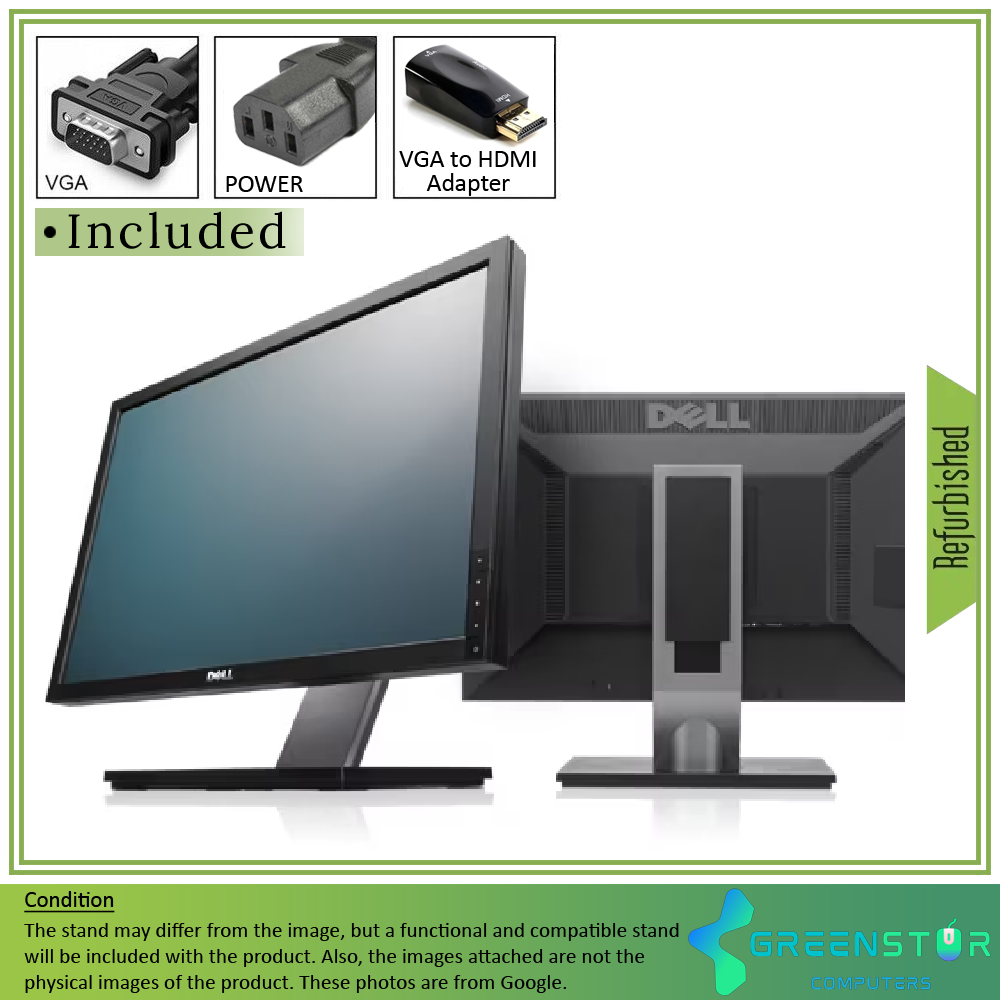 Refurbished(Good) -  Dell Professional P2210 22-inch 1680 X 1050 HD Widescreen Flat Panel LCD Monitor