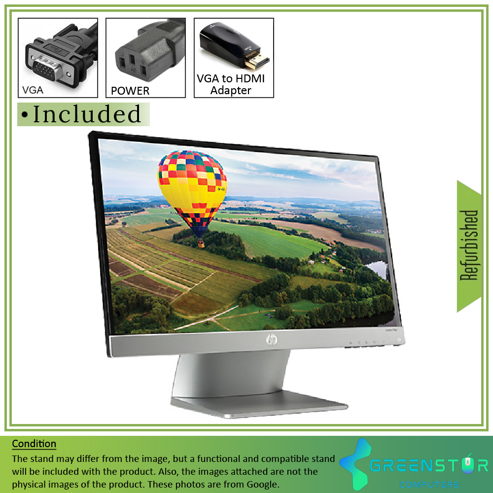 Refurbished(Good)/ B Grade -HP Pavilion 20xi 20'' Wide 1600x900 Diagonal LED Backlit IPS Monitor