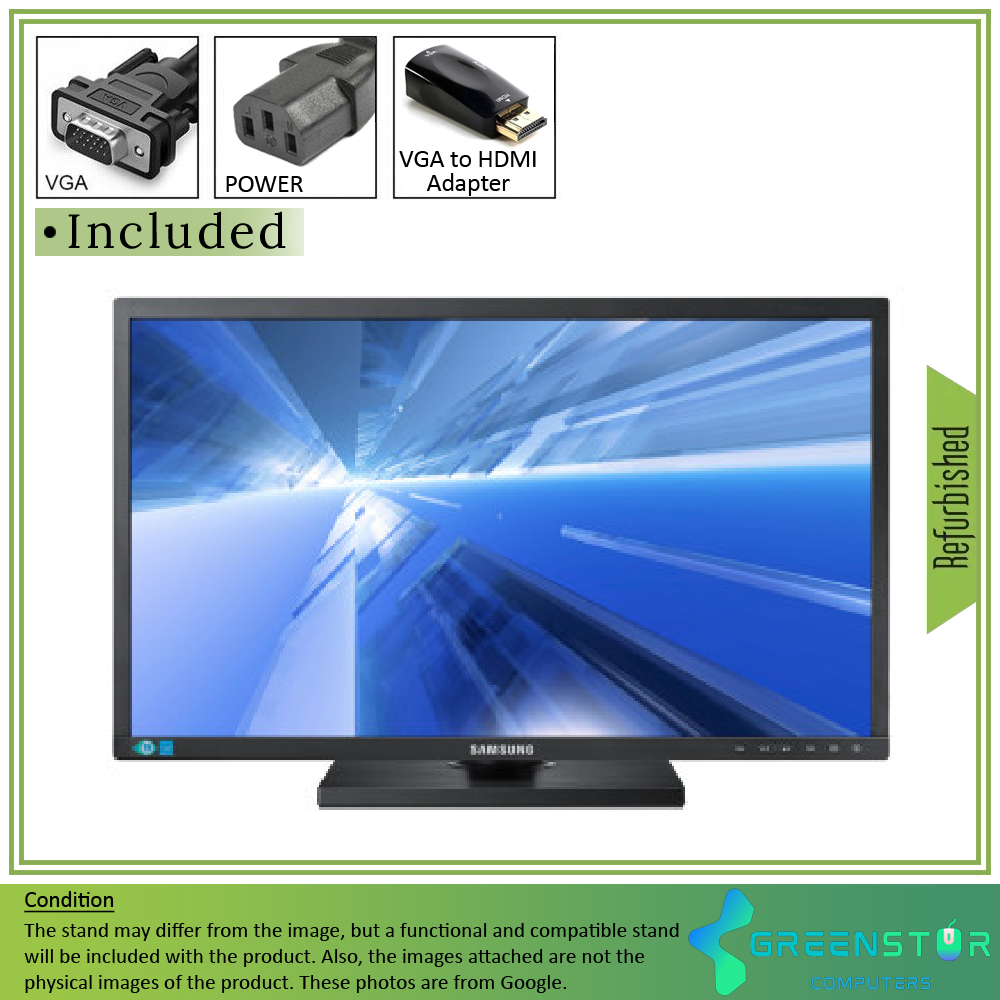 Refurbished(Good) - Samsung S24C650XL 24" 1920 x 1080 FHD Widescreen Business LED backlight Monitor