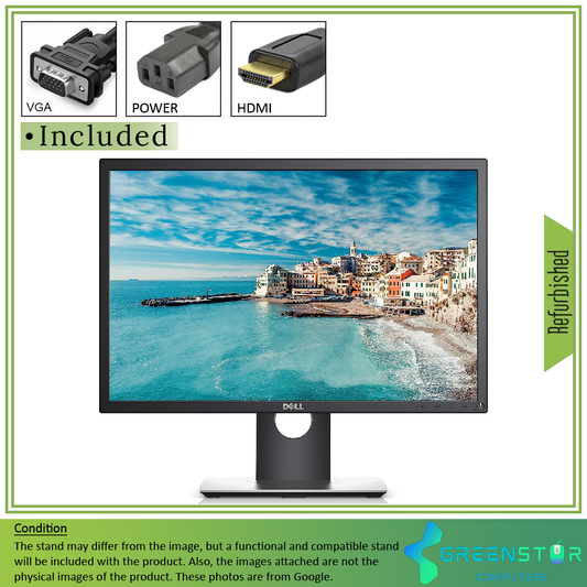 Refurbished(Good) - Dell Professional-Series P2217 22" Widescreen 1680x1050 HD+ LED Backlight LCD TN Panel Monitor | VGA, HDMI, DisplayPort