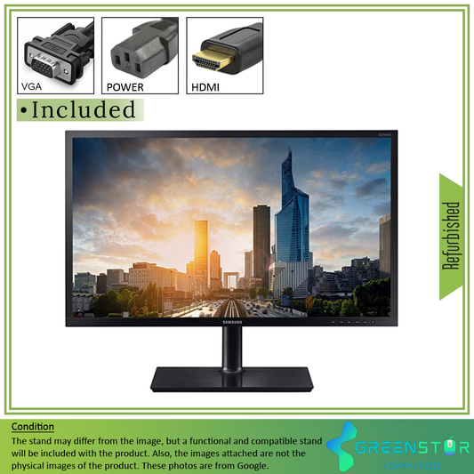 Refurbished(Good) -Samsung (S27H650FD) SH650 Series 27" Widescreen 1920x1080 LED backlit LCD IPS Monitor | VGA, HDMI, DisplayPort