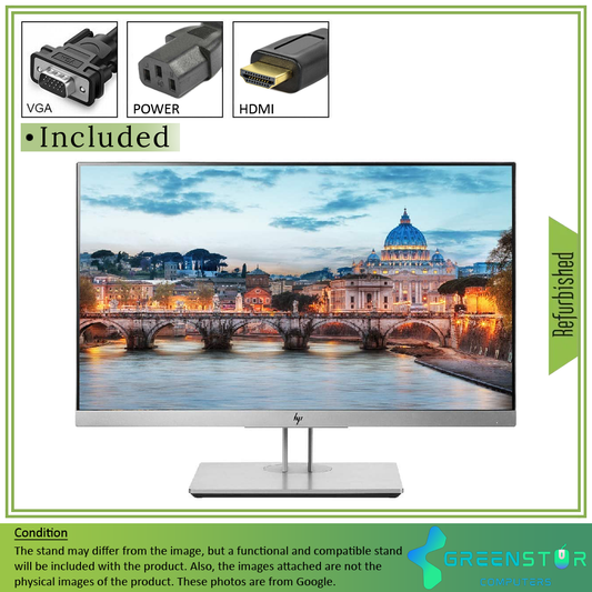 Refurbished)Good) - HP EliteDisplay E223 21.5" Widescreen 1920x1080 FHD LED Backlit IPS Monitor