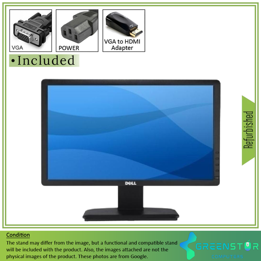 Refurbished(Good) - Dell E1912 19" 1366x768 Widescreen LED backlight LCD Monitor