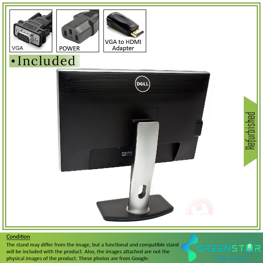 Refurbished(Good) - Dell UltraSharp U2412Mb 24"Widescreen 1920x1200 FHD+ LED Backlight LCD IPS Monitor