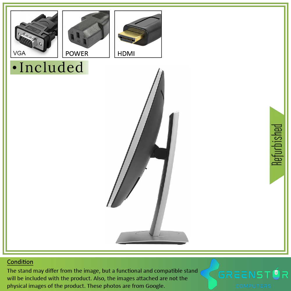 Refurbished(Good) - HP EliteDisplay E232 23" 1920x1080 FHD LED Backlight LCD IPS Monitor | DisplayPort, HDMI Standard, VGA