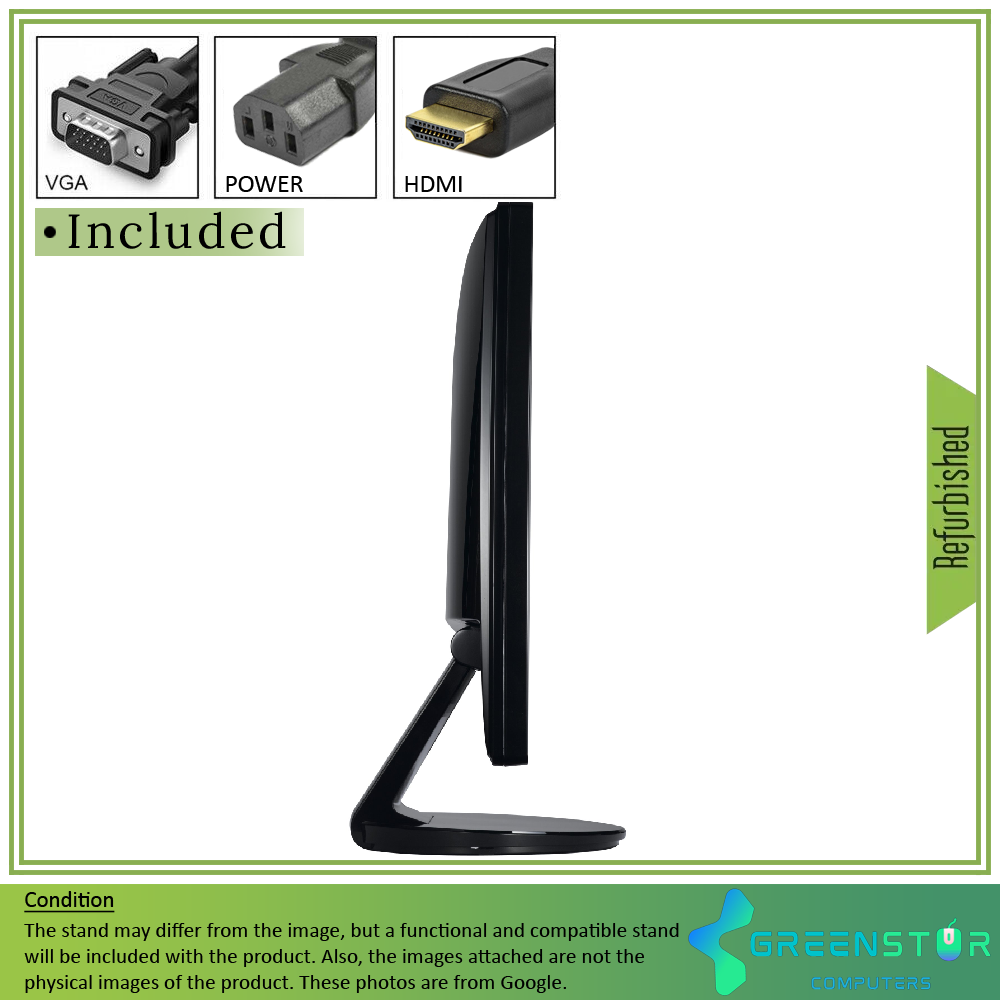 Refurbished(Good) - Asus VE248 24" 1920 x 1080 Widescreen LED Monitor |  HDMI Standard, VGA, Display Port