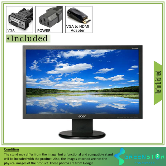 Refurbished(Good) - Acer V233HL 23" Widescreen 1280x1024 HD LED Backlit TFT LCD Monitor