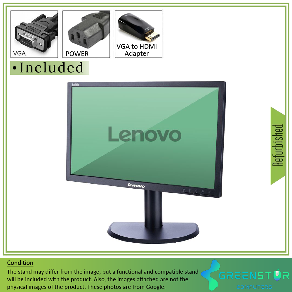 Refurbished(Good) - Lenovo ThinkVision LT2323pwA 23 Wide 1920x1080 FHD LED  Backlit LCD IPS Monitor