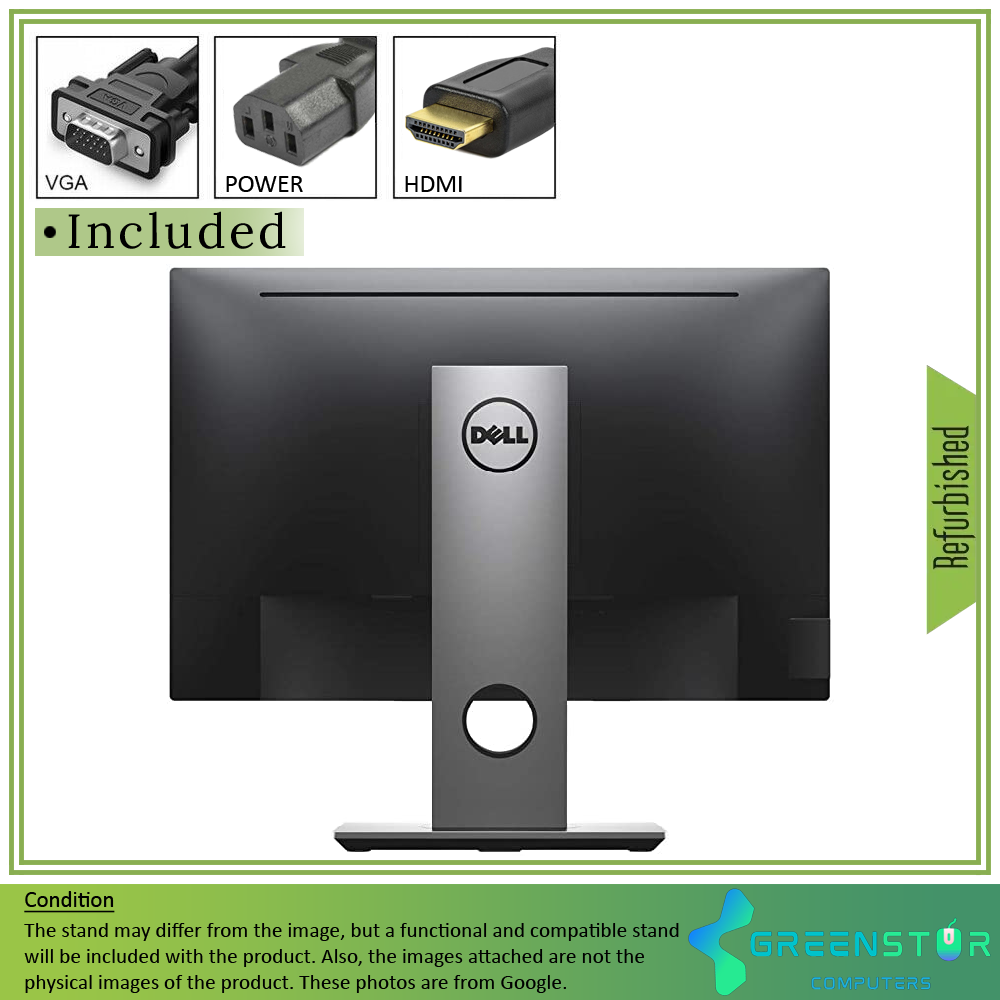 Refurbished(Good) - Dell Professional-Series P2217 22" Widescreen 1680x1050 HD+ LED Backlight LCD TN Panel Monitor | VGA, HDMI, DisplayPort