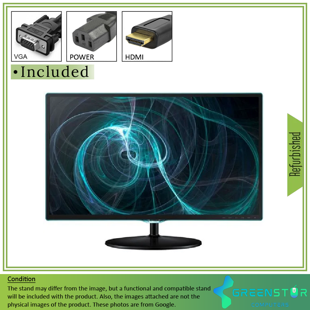 Refurbished(Good) - Samsung LS22D390 22" Widescreen 1920x1080 FHD LED Backlight LCD TN Monitor | VGA, HDMI