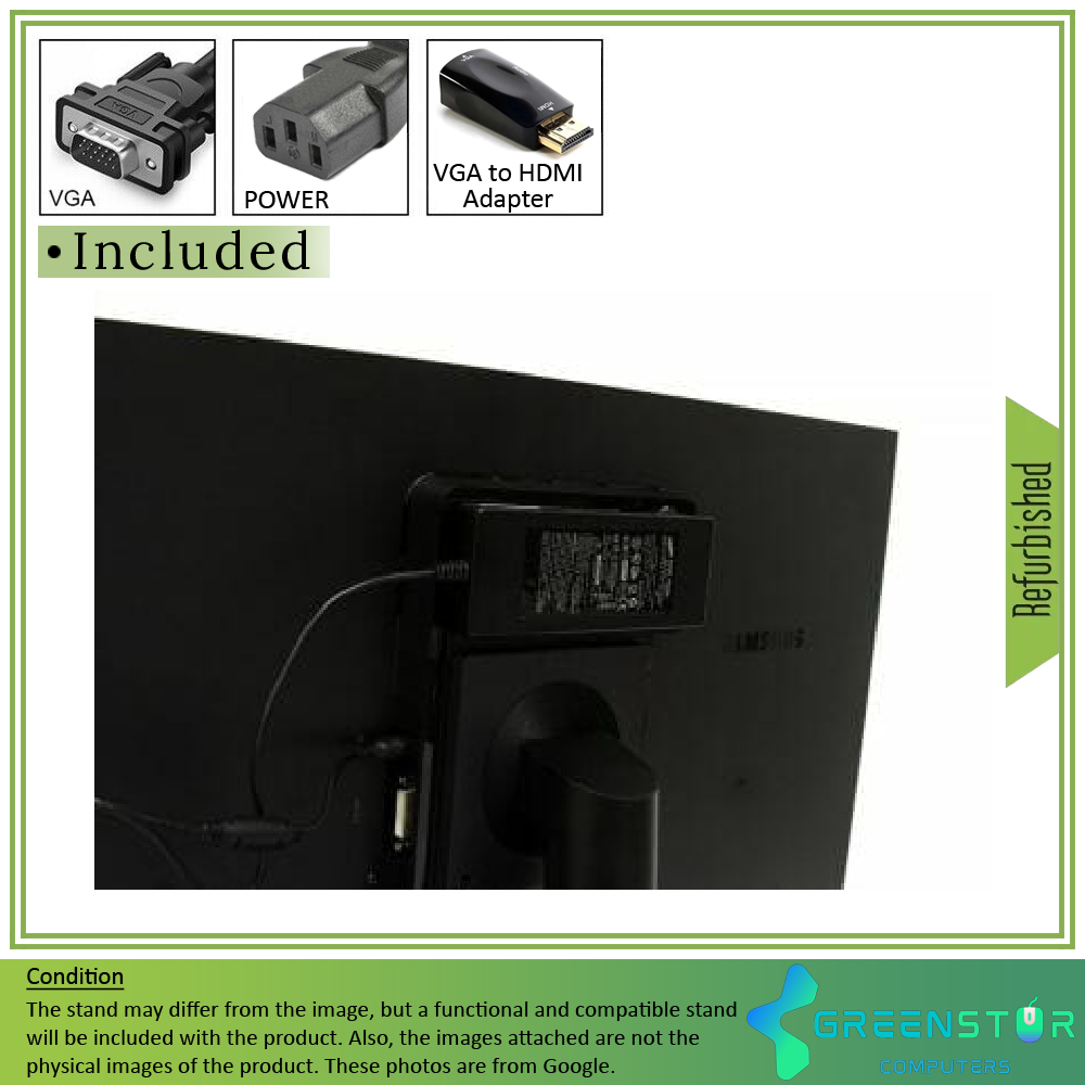 Refurbished(Good) - Samsung 650 Series S27A650D 27" Wide 1920x1080 FHD LED Backlight LCD MVA Monitor | VGA, DVI, DisplayPort